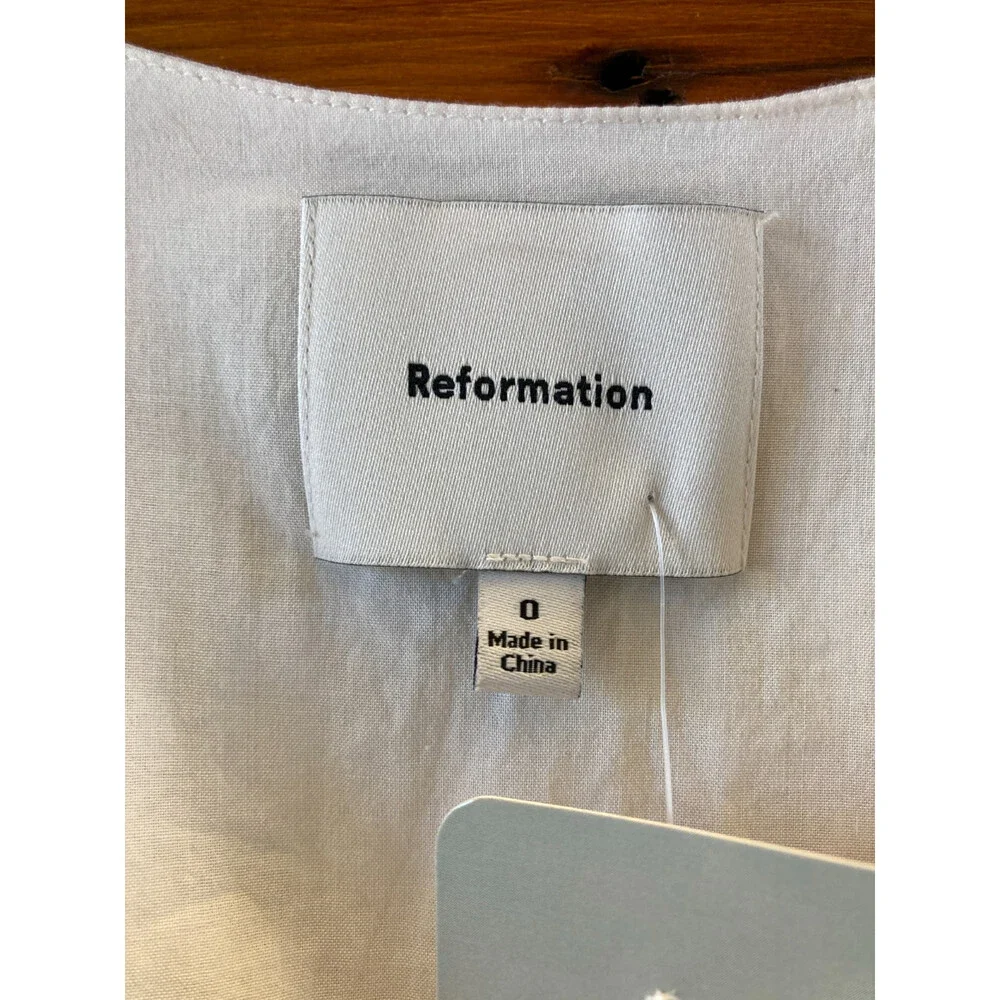 Reformation White Naya Tank & Skirt Two Piece Set - Size 0 - 1018RM